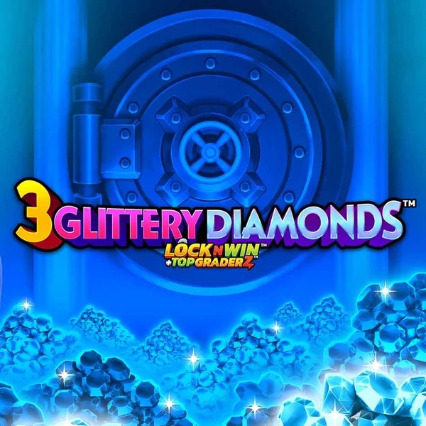 Try 3 Glittery Diamonds slot by PearFiction Studios on crownplays.it.com – logo image
