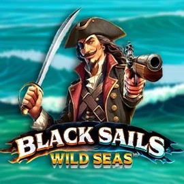 Official Slots logo: Black Sails Wild Seas by Infinity Dragon Studios at CrownPlay Casino