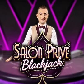 Blackjack Salon Privé slot icon by Ezugi, available at CrownPlay Casino