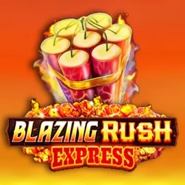 Blazing Rush Express slot logo by AreaVegas at CrownPlay Casino