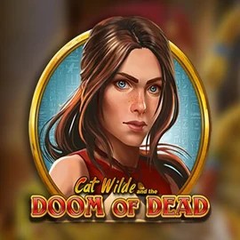Official Slots logo: Cat Wilde and the Doom of Dead by Play'n GO at CrownPlay Casino