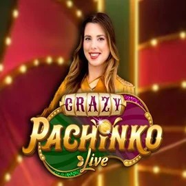 Crazy Pachinko game by Evolution – logo hosted on CrownPlay Casino
