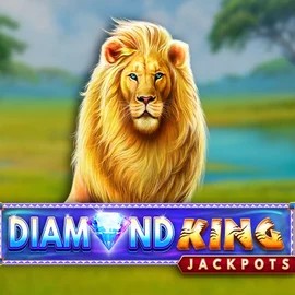 Diamond King Jackpots slot visual from SpinPlay Games available on crownplays.it.com