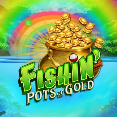 Fishin Pots Of Gold by Gameburger Studios, showcased at crownplays.it.com – game logo