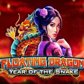 Floating Dragon Year of the Snake by Pragmatic Play, showcased at crownplays.it.com – game logo