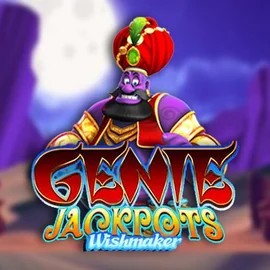 Genie Jackpots Wishmaker online game logo by Blueprint Gaming on crownplays.it.com