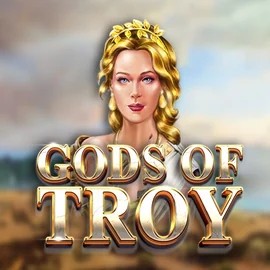 Gods of Troy by Red Tiger Gaming, showcased at crownplays.it.com – game logo