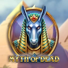 Slots logo of Myth of Dead from Play'n GO at CrownPlay Casino