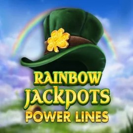 Official Jackpots logo: Rainbow Jackpots Power Lines by Red Tiger Gaming at CrownPlay Casino