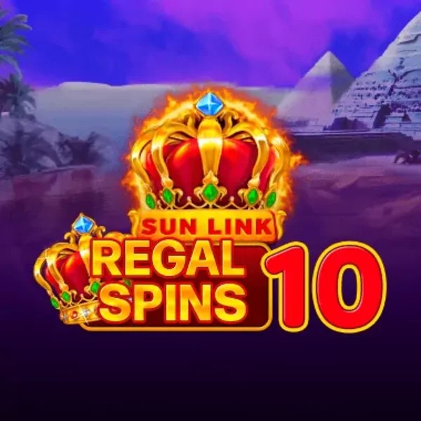 Regal Spins 10 logo by PatePlay at CrownPlay Casino