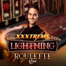 XXXtreme Lightning Roulette logo – Live Casino by Evolution at CrownPlay Casino